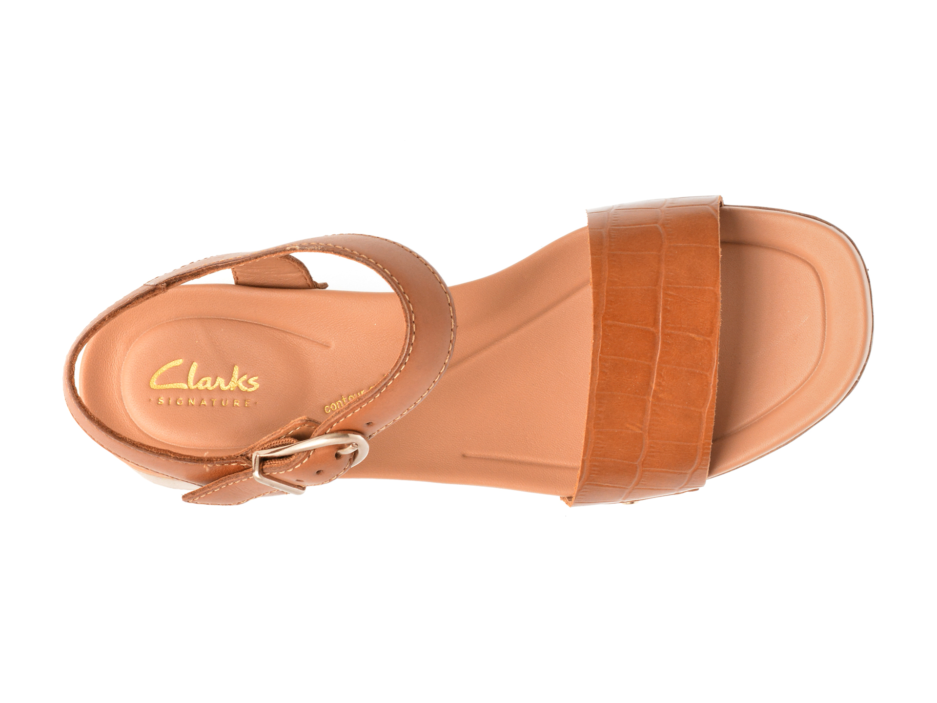 Sandale casual CLARKS maro, SIVANNE BAY, din piele naturala - imagine 6