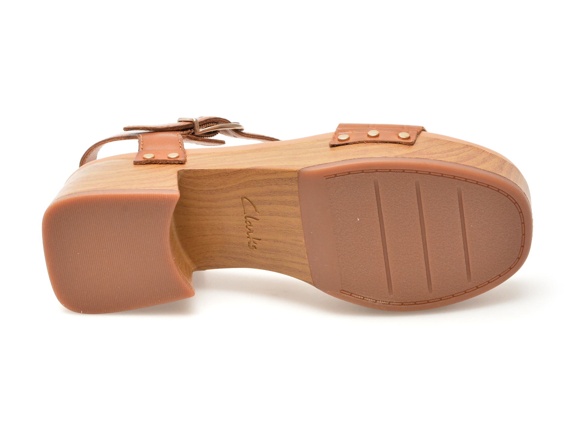 Sandale casual CLARKS maro, SIVANNE BAY, din piele naturala - imagine 7