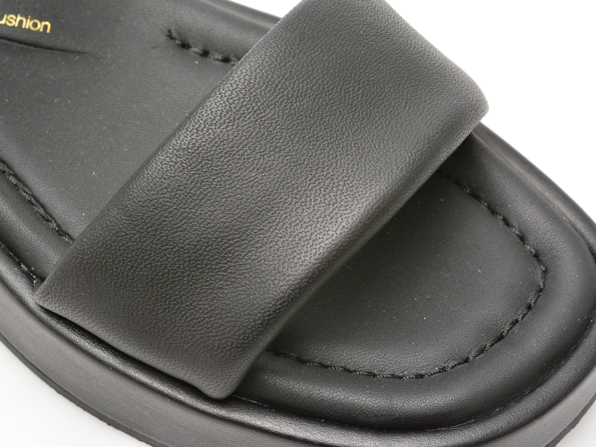 Sandale casual CLARKS negre, ALDA STRAP, din piele naturala - imagine 2