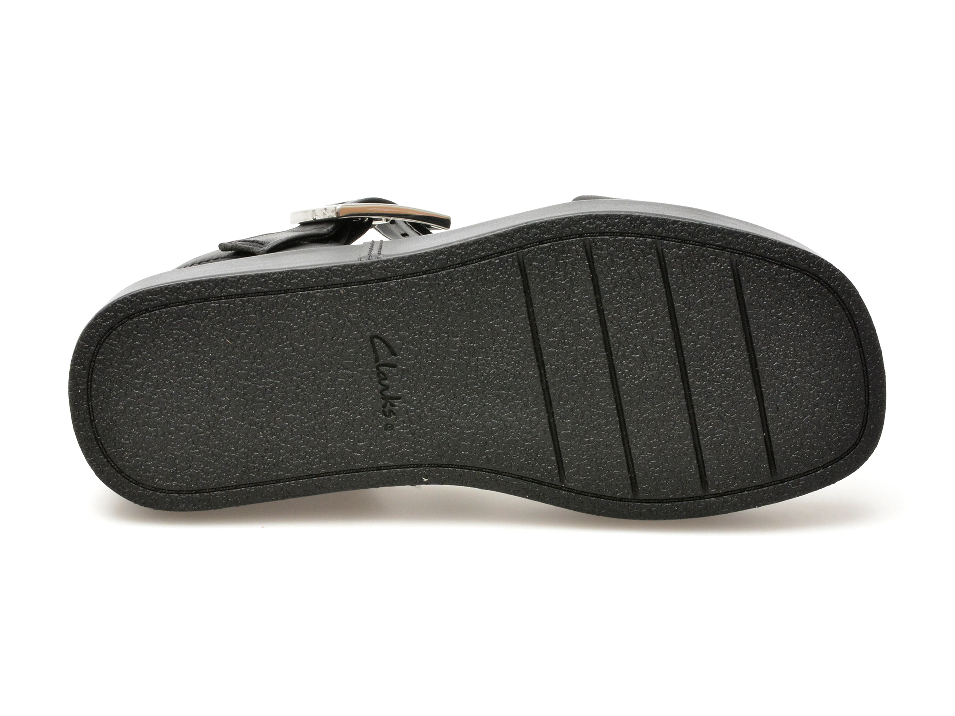 Sandale casual CLARKS negre, ALDA STRAP, din piele naturala - imagine 7