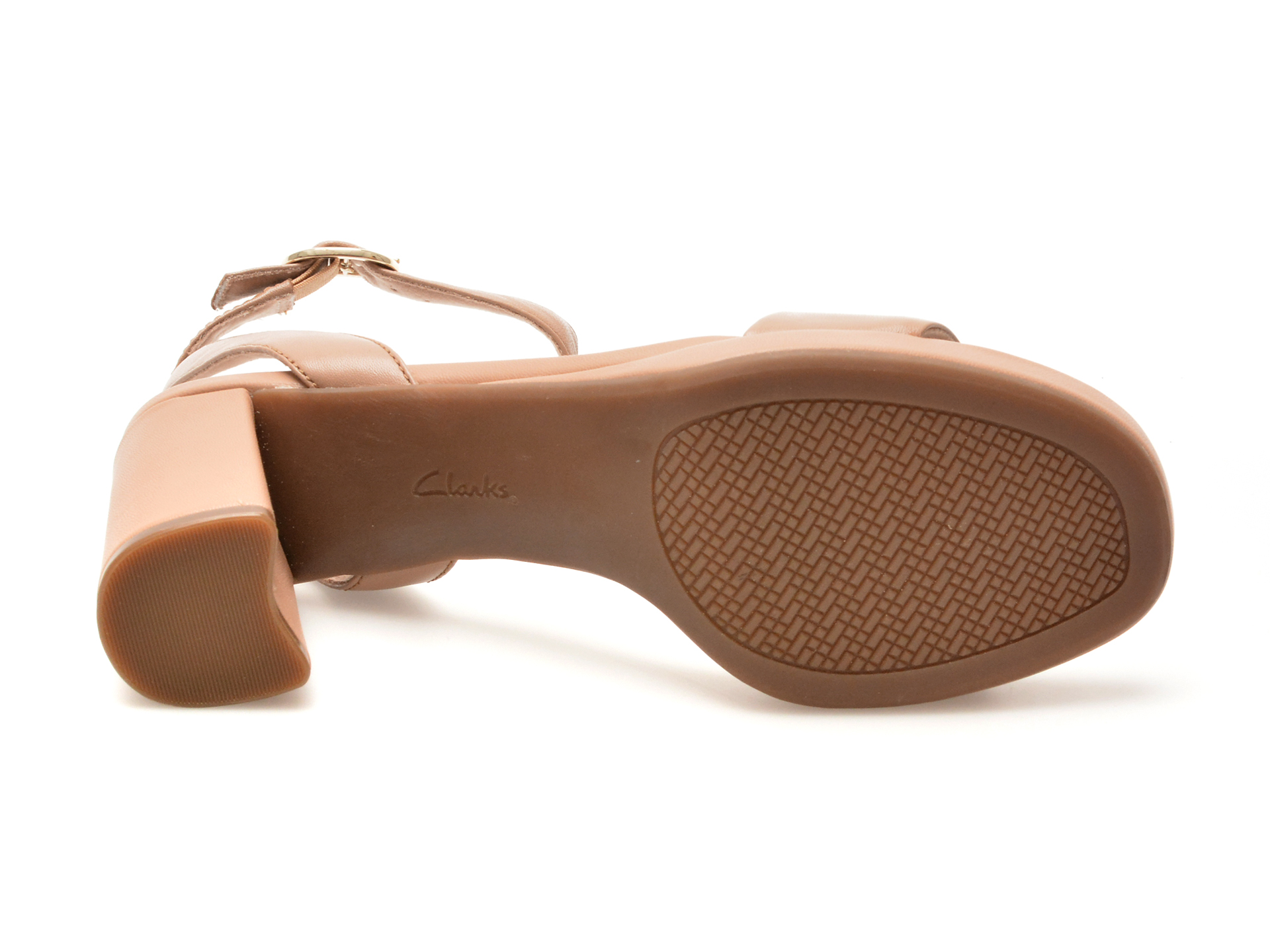 Sandale casual CLARKS nude, AMBYR LYN BAY, din piele naturala - imagine 7