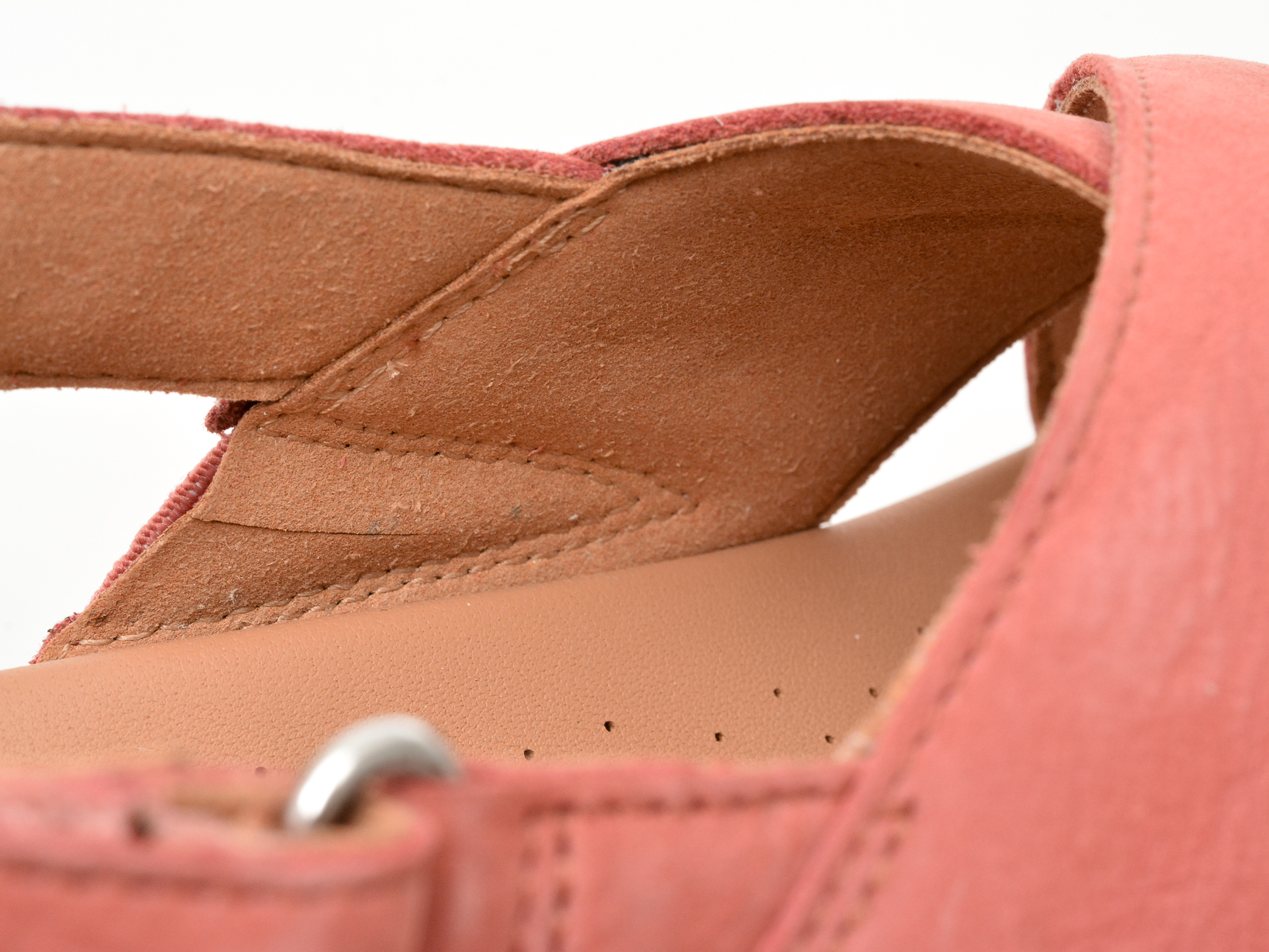 Sandale casual CLARKS visinii, DASH LITE WISH, din nabuc - imagine 3
