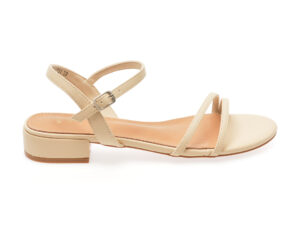 Sandale casual EPICA albe, 110784, din piele ecologica
