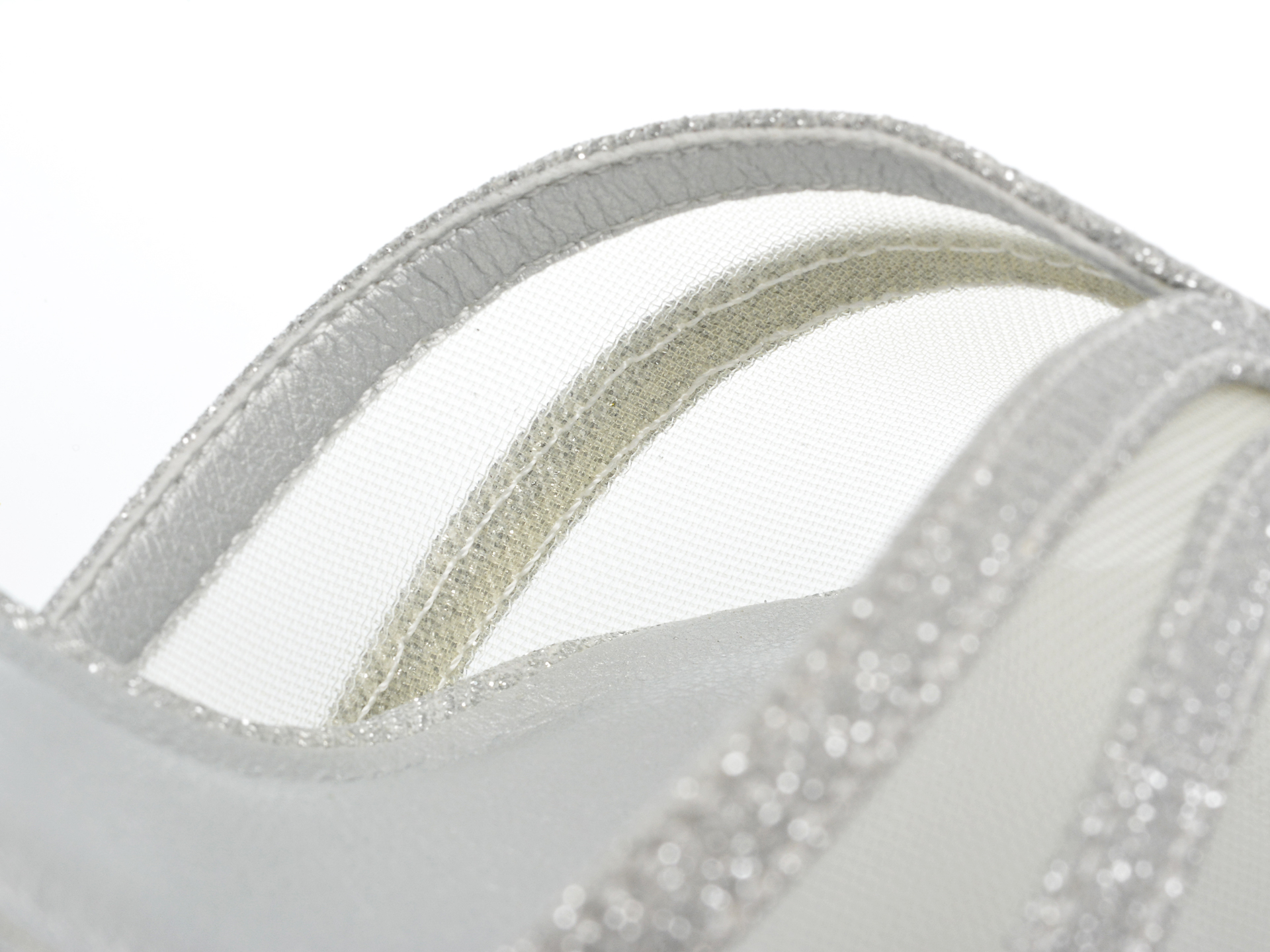 Sandale casual EPICA BY MENBUR argintii, 25606, din piele ecologica - imagine 3