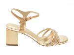 Sandale casual EPICA BY MENBUR aurii, 25599, din piele ecologica