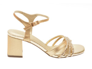Sandale casual EPICA BY MENBUR aurii, 25599, din piele ecologica