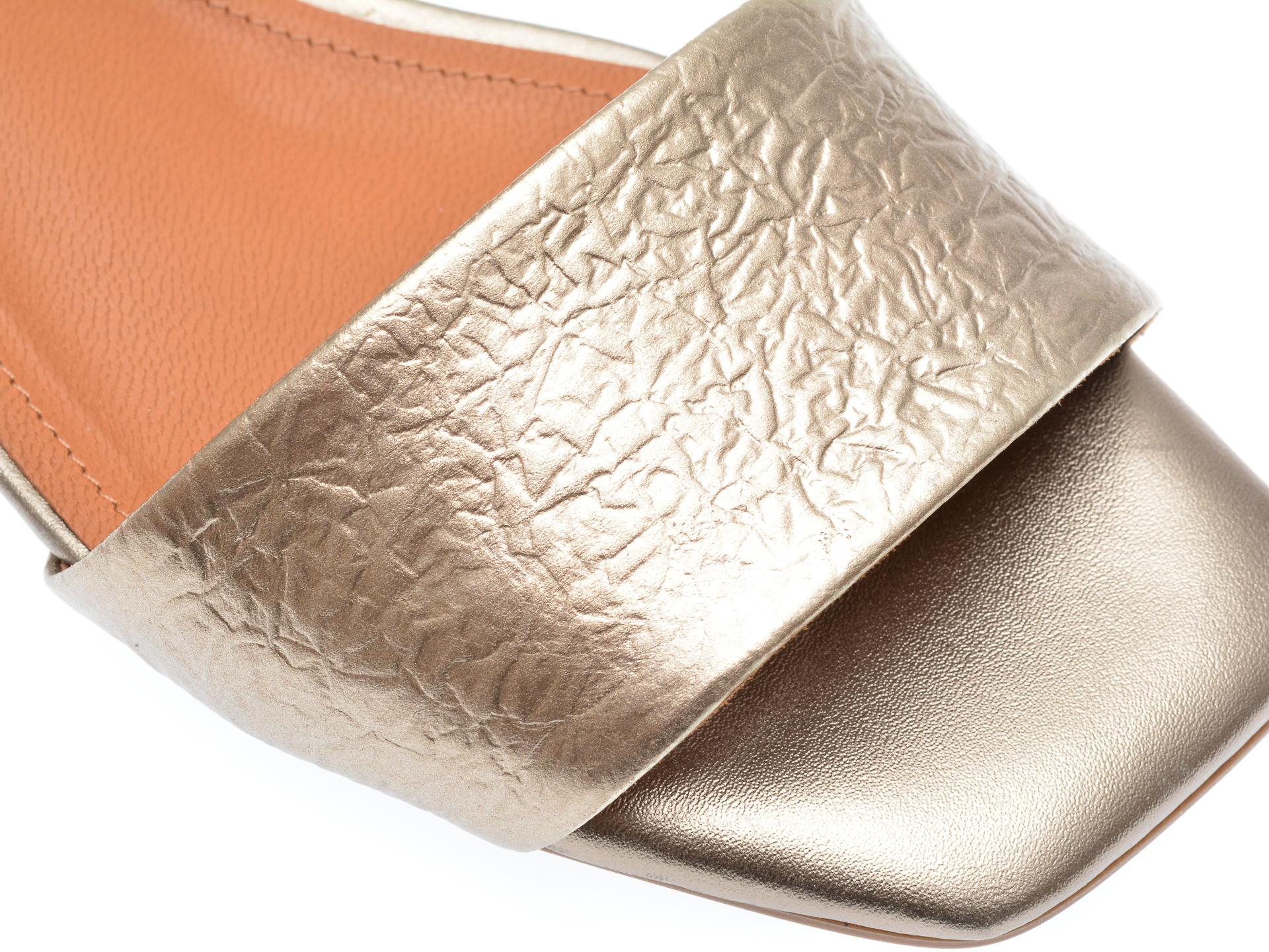 Sandale casual EPICA MADE IN BRAZIL argintii, 1021740, din piele naturala - imagine 2