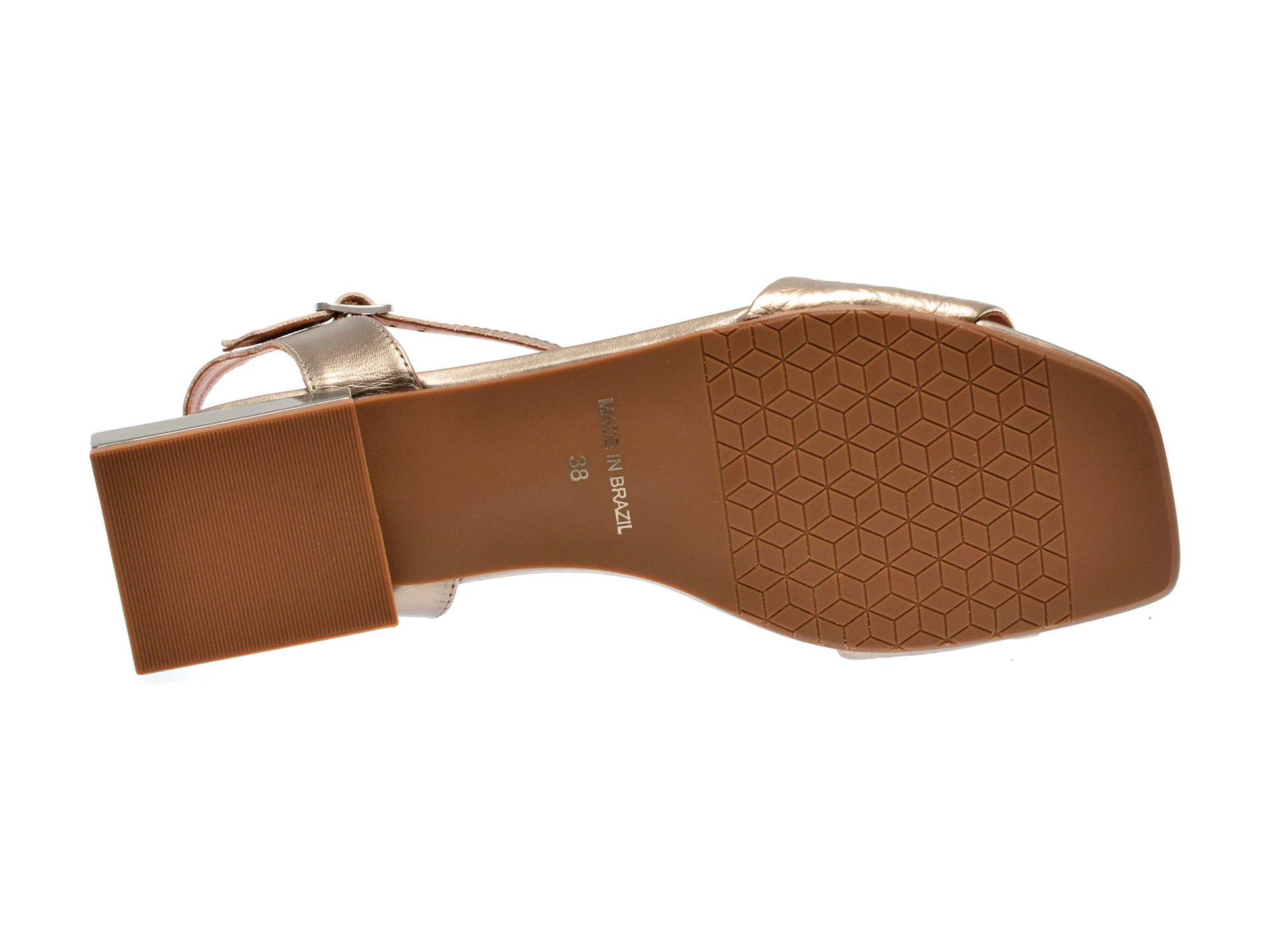 Sandale casual EPICA MADE IN BRAZIL argintii, 1021740, din piele naturala - imagine 7
