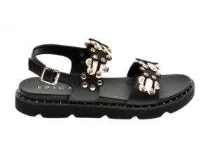 Sandale casual EPICA negre, 110715, din piele naturala