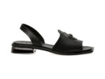 Sandale casual EPICA negre, 37217, din piele naturala