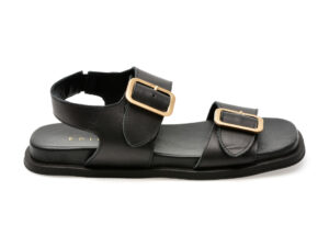Sandale casual EPICA negre, 3772972, din piele naturala