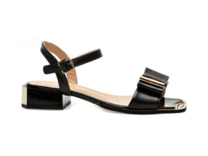 Sandale casual EPICA negre, 441641, din piele naturala