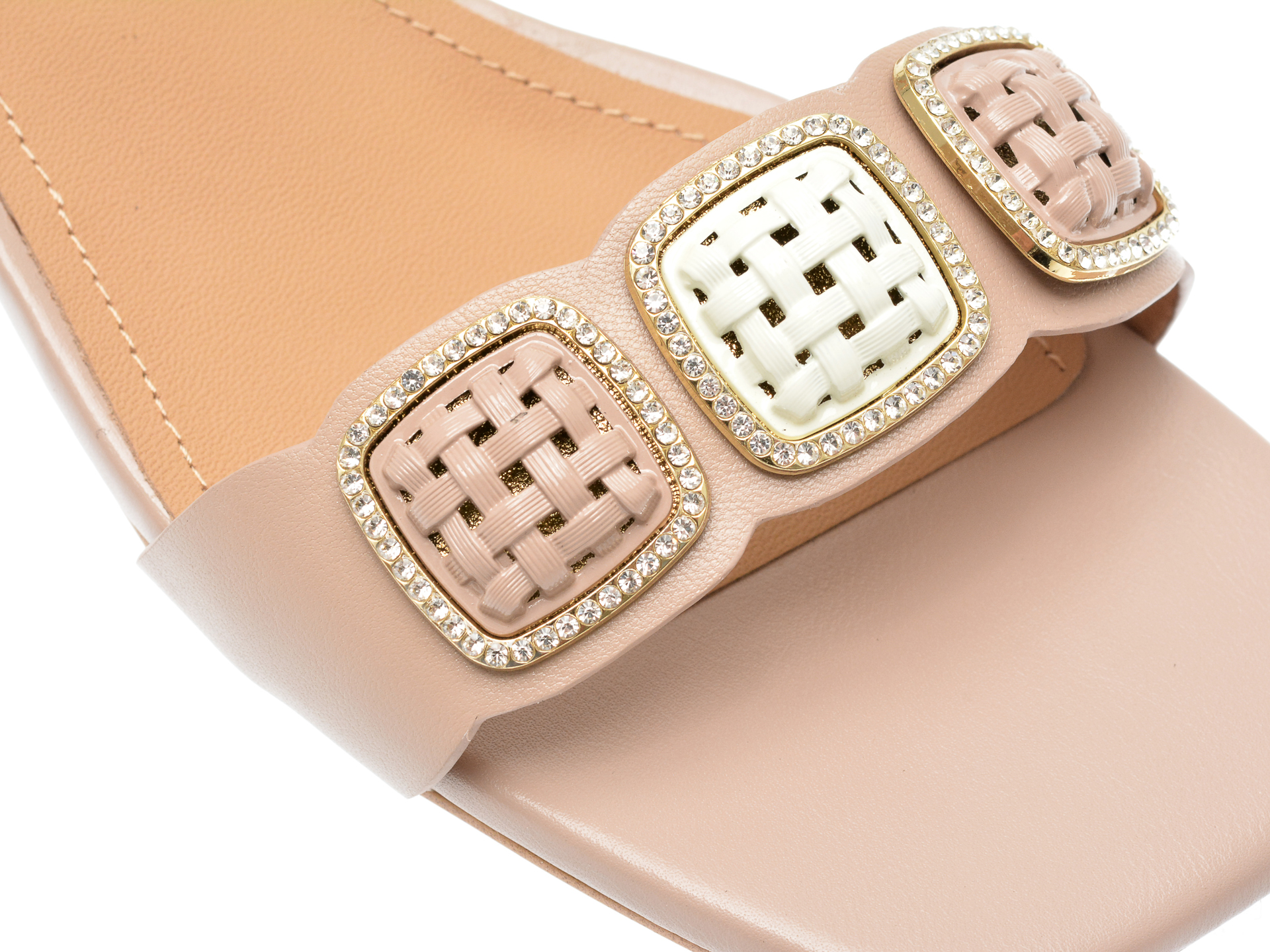 Sandale casual EPICA nude, 205560L, din piele naturala - imagine 2