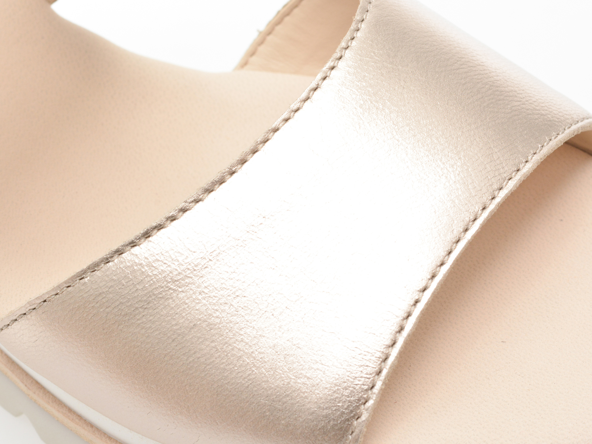 Sandale casual GABOR bej, 44645, din piele intoarsa - imagine 2
