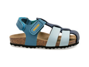 Sandale casual GEOX albastre, B452QA, din piele ecologica