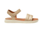 Sandale casual GEOX aurii, D45NNC, din piele ecologica