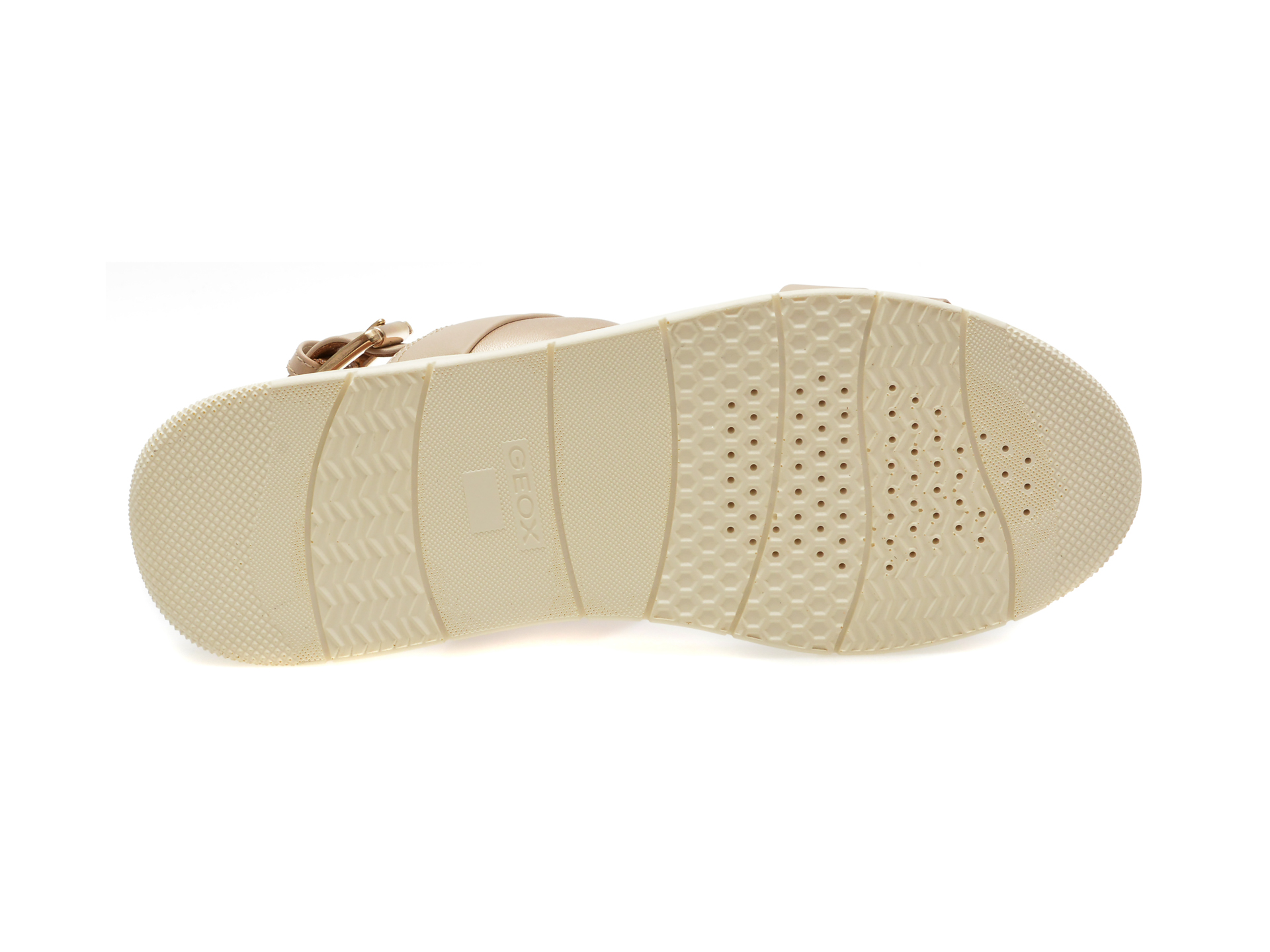 Sandale casual GEOX bej, D35NNA, din piele ecologica - imagine 7
