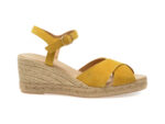 Sandale casual GEOX galbene, D45NGC, din piele intoarsa