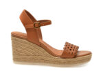 Sandale casual GEOX maro, D45GVA, din piele naturala