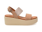 Sandale casual GEOX roz, D45M1A, din piele intoarsa