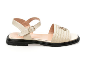 Sandale casual IMAGE bej, 5572404, din piele naturala