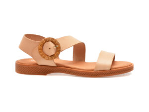 Sandale casual IMAGE bej, AMSTER, din piele naturala
