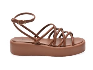 Sandale casual IMAGE maro, 6892319, din piele ecologica