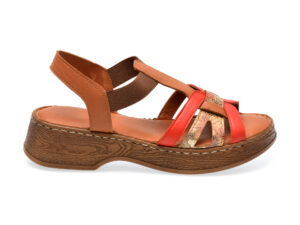 Sandale casual IMAGE maro, 8406, din piele naturala