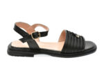 Sandale casual IMAGE negre, 5572404, din piele naturala