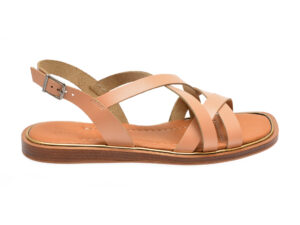 Sandale casual IMAGE nude, 15501, din piele naturala
