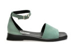 Sandale casual IMAGE verzi, 139239, din piele intoarsa