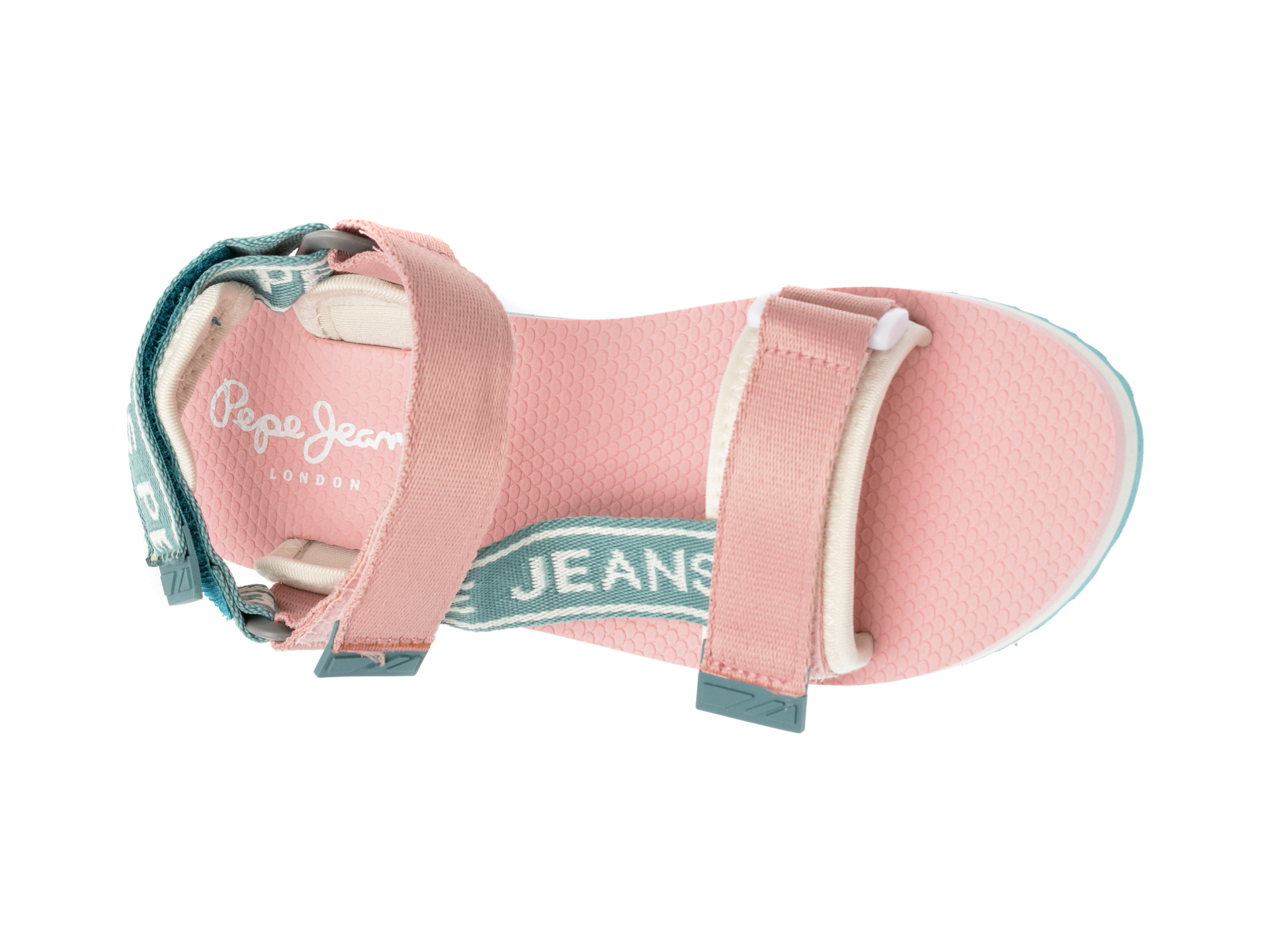Sandale casual PEPE JEANS roz, GS70060, din material textil - imagine 6