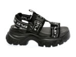 Sandale casual REPLAY negre, WSA601T, din material textil