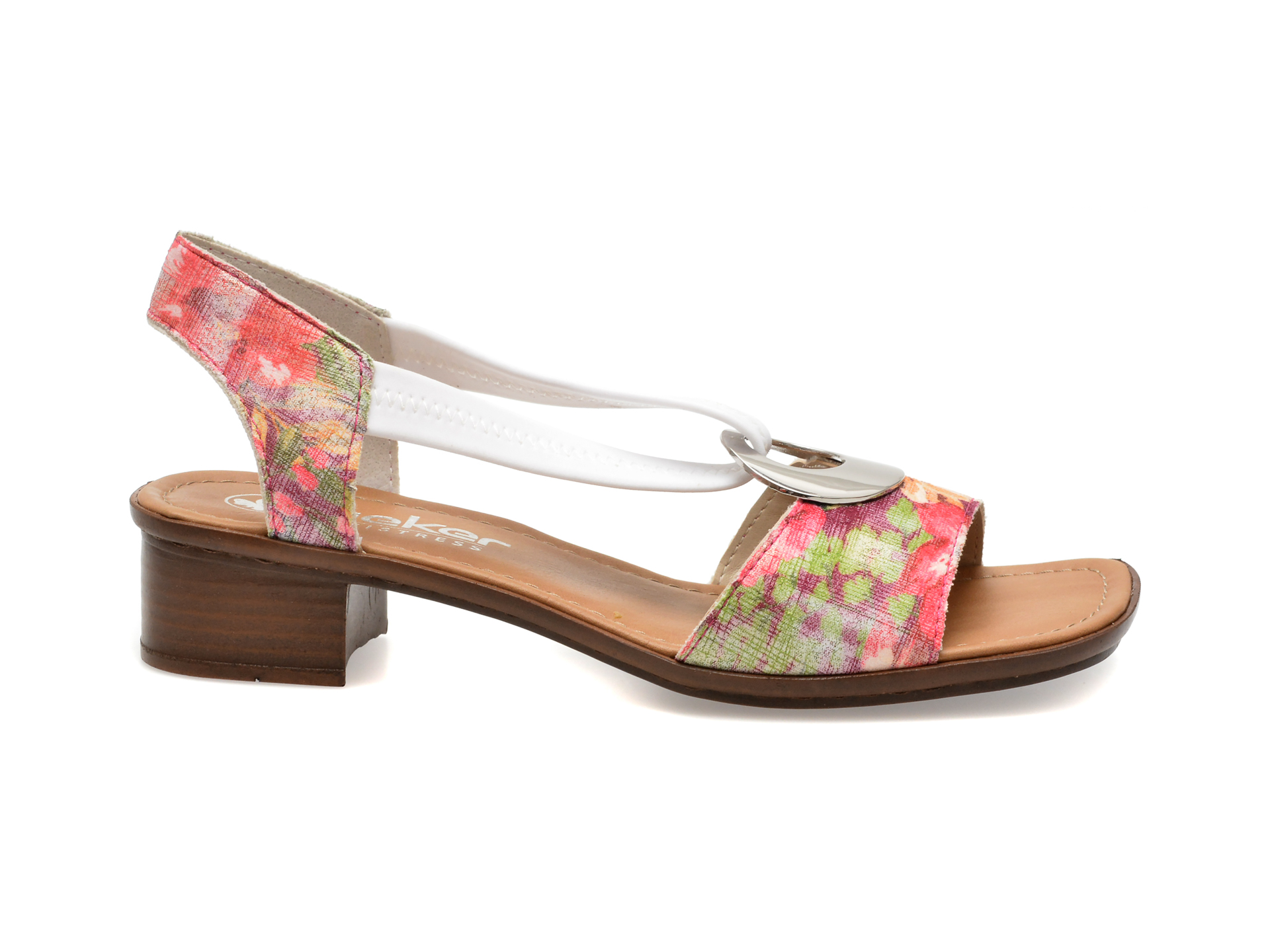 Sandale casual RIEKER multicolor, 62662, din piele ecologica