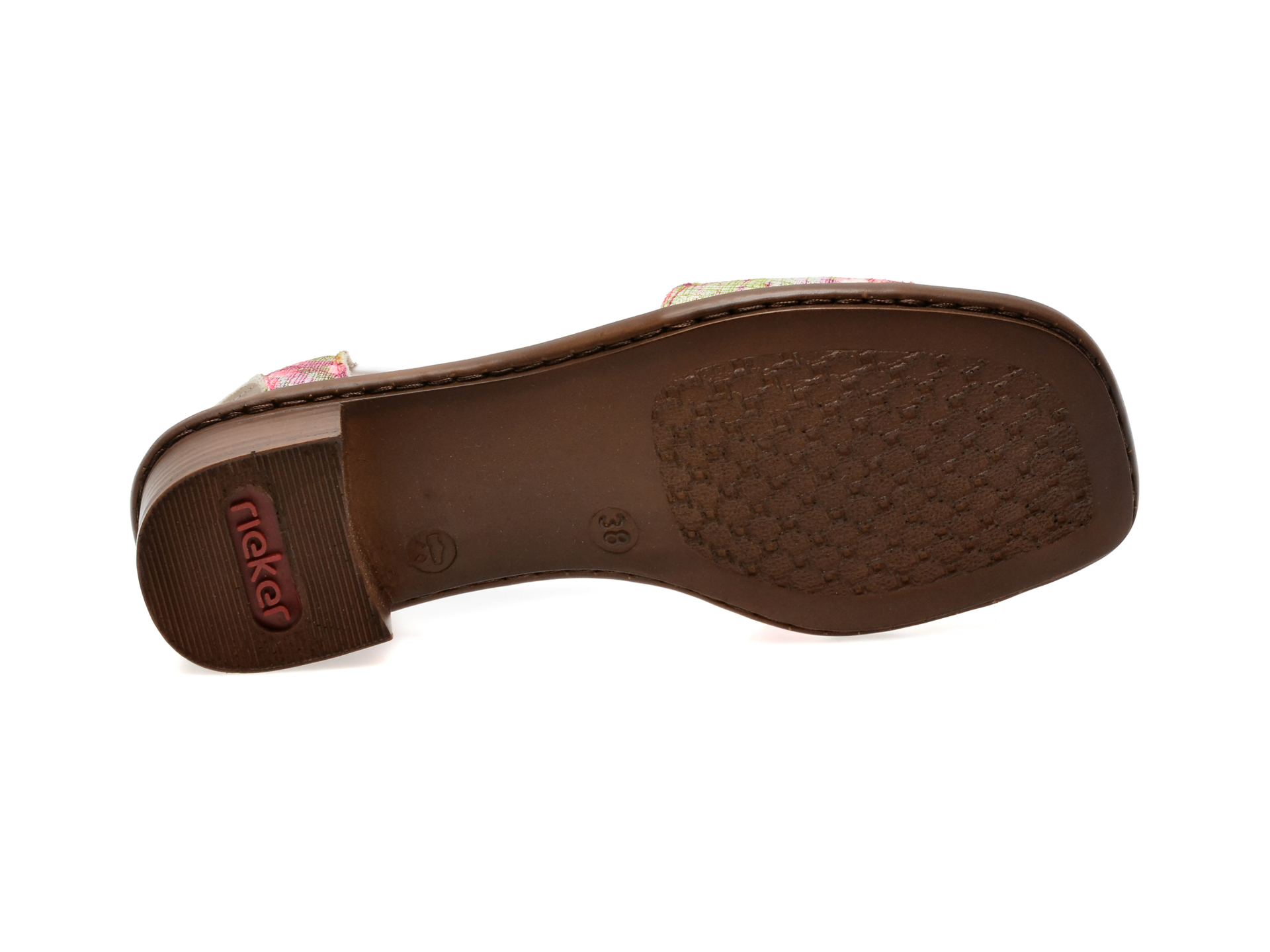 Sandale casual RIEKER multicolor, 62662, din piele ecologica - imagine 7