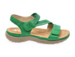Sandale casual RIEKER verzi, 64870, din piele ecologica
