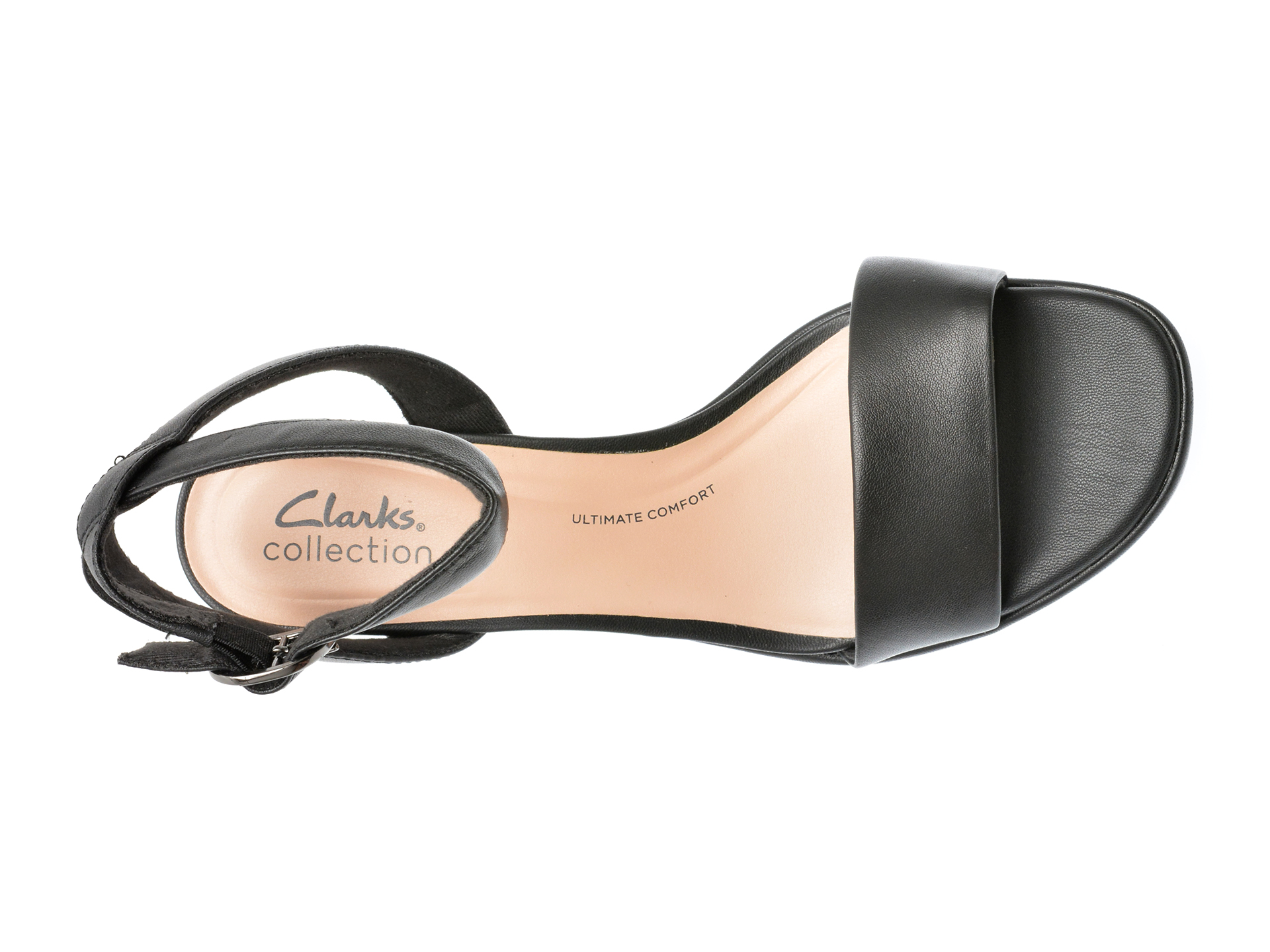 Sandale CLARKS negre, AMBYR LYN BAY, din piele naturala - imagine 6