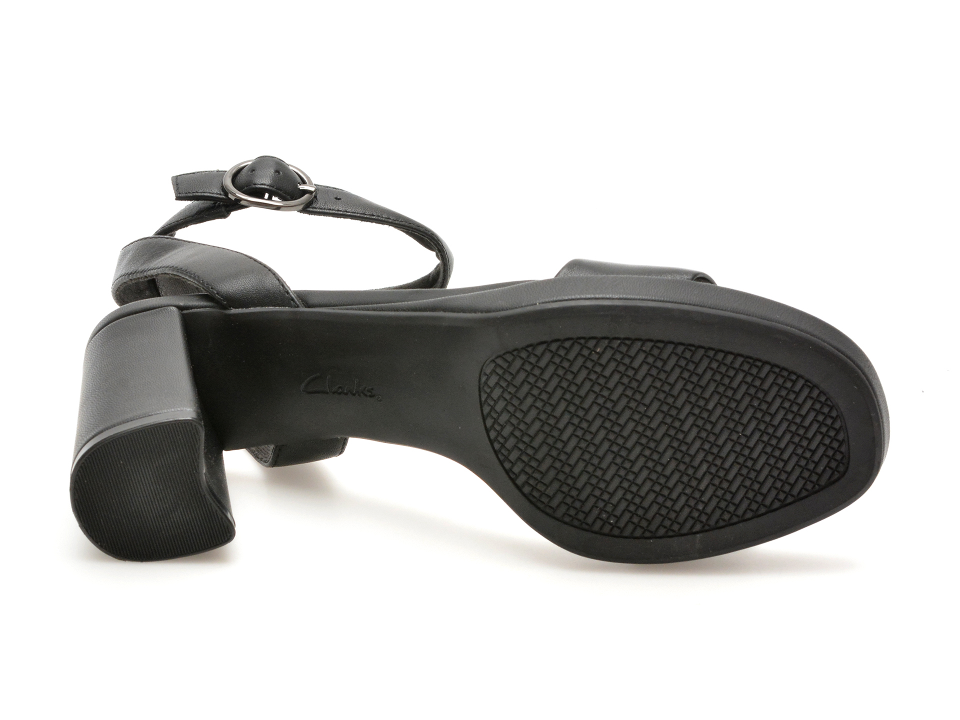 Sandale CLARKS negre, AMBYR LYN BAY, din piele naturala - imagine 7