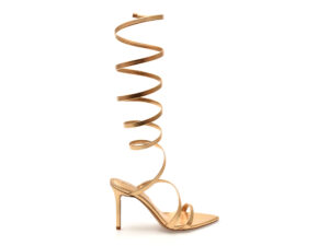 Sandale elegante ALDO aurii, 13736286, din piele ecologica