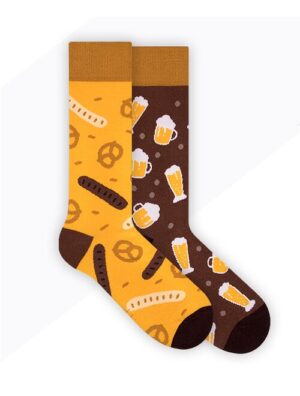 Sosete colorate cu model Nanushki Socktoberfest