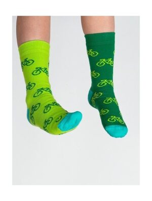 Sosete copii cu biciclete Nanuhski Tour de Green Kids