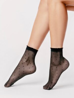 Sosete lycra cu buline Sosetaria Bliss 20 den