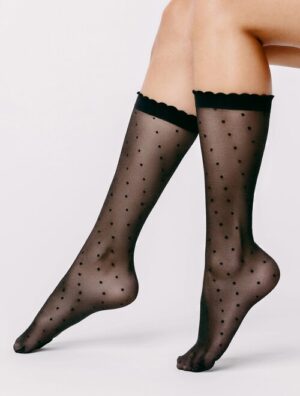 Sosete lycra lungi cu buline Sosetaria Balerina 20 den
