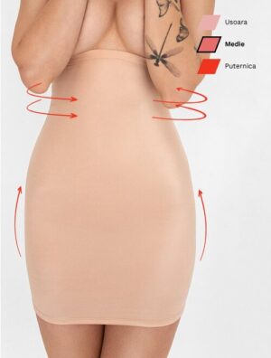 Jupa modelatoare cu talia inalta si silicon Marilyn Perfect Figure