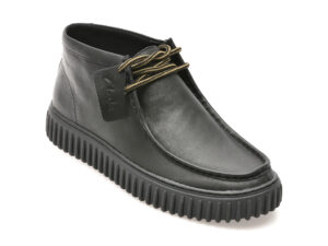 Ghete CLARKS negre, TORHHI, din piele naturala