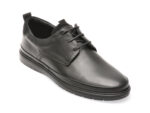 Pantofi OTTER negri, A20, din piele naturala