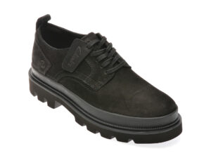 Pantofi CLARKS negri, BADELAC, din nabuc