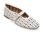Pantofi IMAGE albi, 8034, din piele naturala