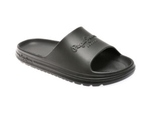 Papuci PEPE JEANS negri, MS70159, din pvc