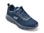 Pantofi sport SKECHERS bleumarin, BOBS B FLEX, din material textil